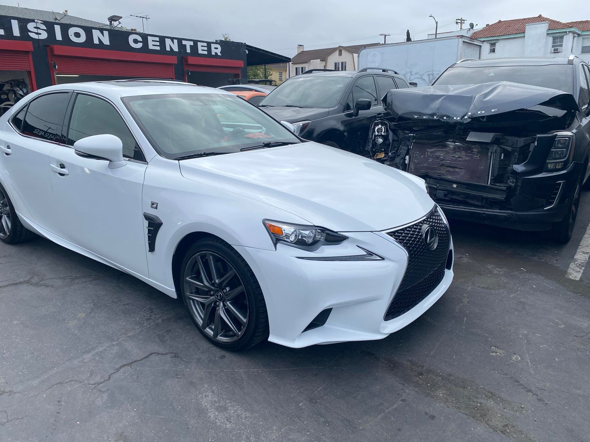 Lexus IS 350 Bumper Repair after repair