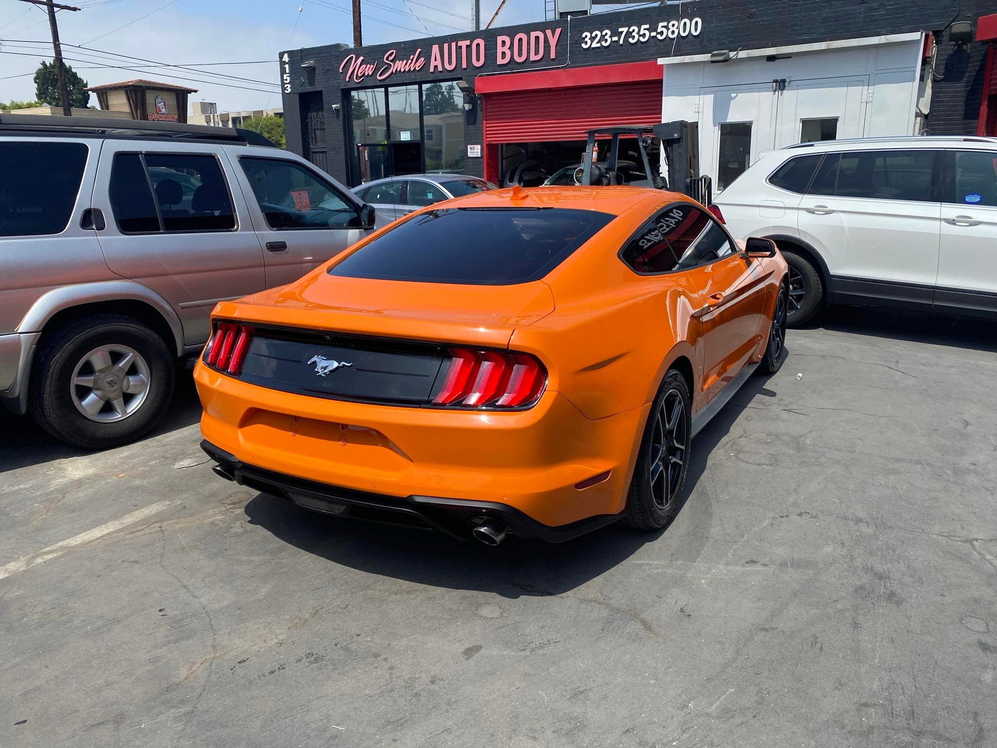 2021 Ford Mustang Rear Collision Repair after repair